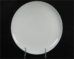 CAC China RCN-8 Clinton Rolled Edge 9-Inch Super White Porcelain Plate, Box of 24