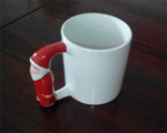 Santa Claus ceramic coffee mug