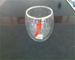 double wall  glass cup
