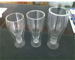 Double wall glass cup